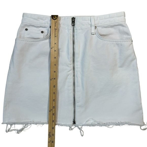 Rag & Bone | Anna White Denim Skirt, Size 27 - Picture 5 of 7